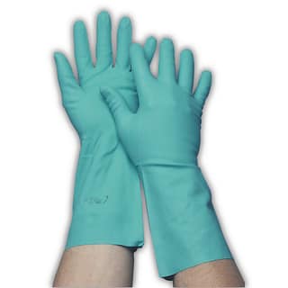 Groene Nitril werkhandschoen