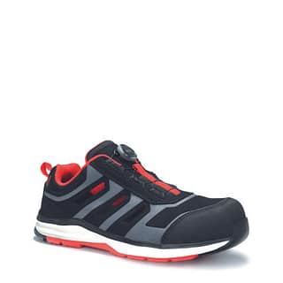 Jori Jo_Rapid Boa® Black-Red Easy Esd S1P veiligheidssandaal