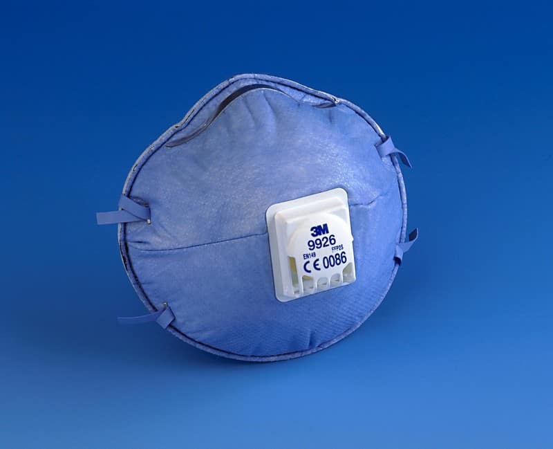 3M 9926 specifiek stofmasker FFP2 met ventiel