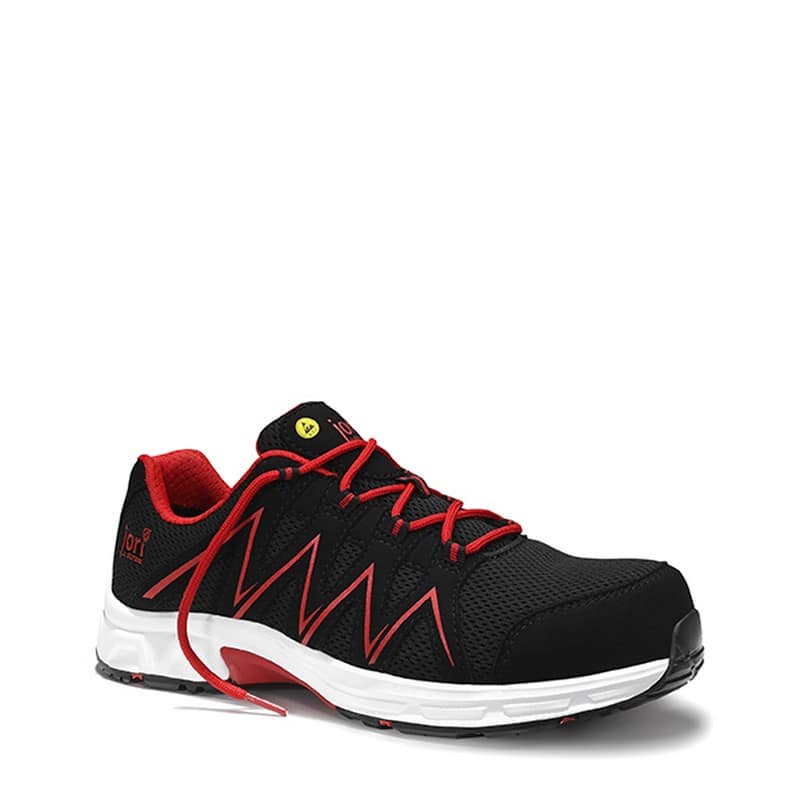 Jo_Speedy Black-Red Low Esd S1P - Afbeelding 2