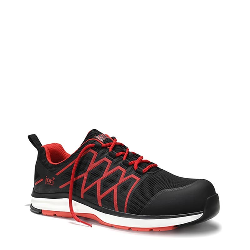 Jo_Swift Black-Red Low Esd S1P - Afbeelding 2