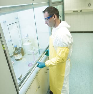 Tychem 2000 C voorschort