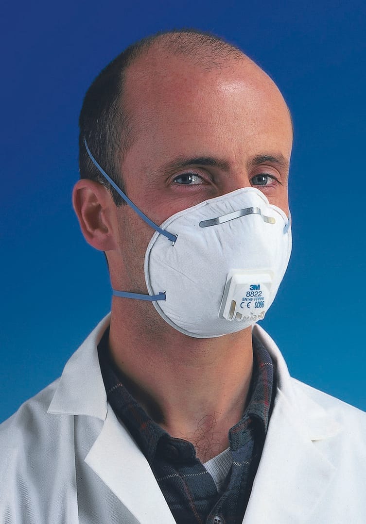 3M 8822 Classic stofmasker FFP2 met ventiel